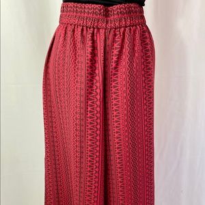 Never Worn Prana Red Culotte Cropped Pants Small